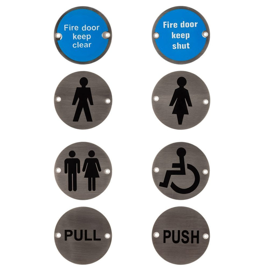 Door Operators Sign Door Signs | Steel | For Commercial Use – Morgans Doors & Floors