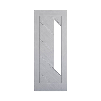 Torino Prefinished Light Grey Ash Glazed Interior Door