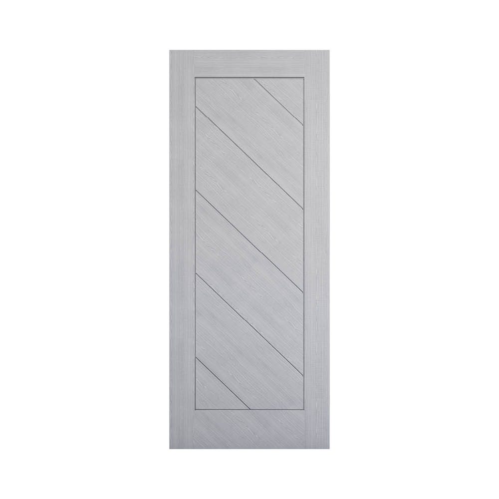 Torino Prefinished Light Grey Ash Interior Door