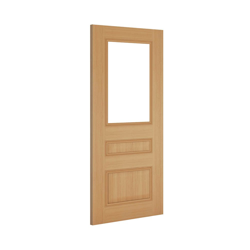 Windsor Prefinished Oak Glazed Interior Door